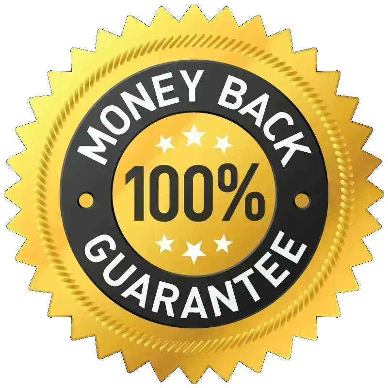 The Genius Wave 90-Day Money-Back Guarantee badge